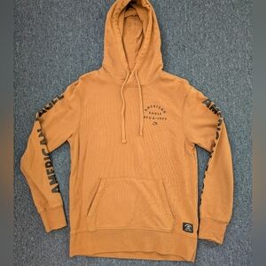 American Eagle Outfitters Men's Tan Hoodie, Small